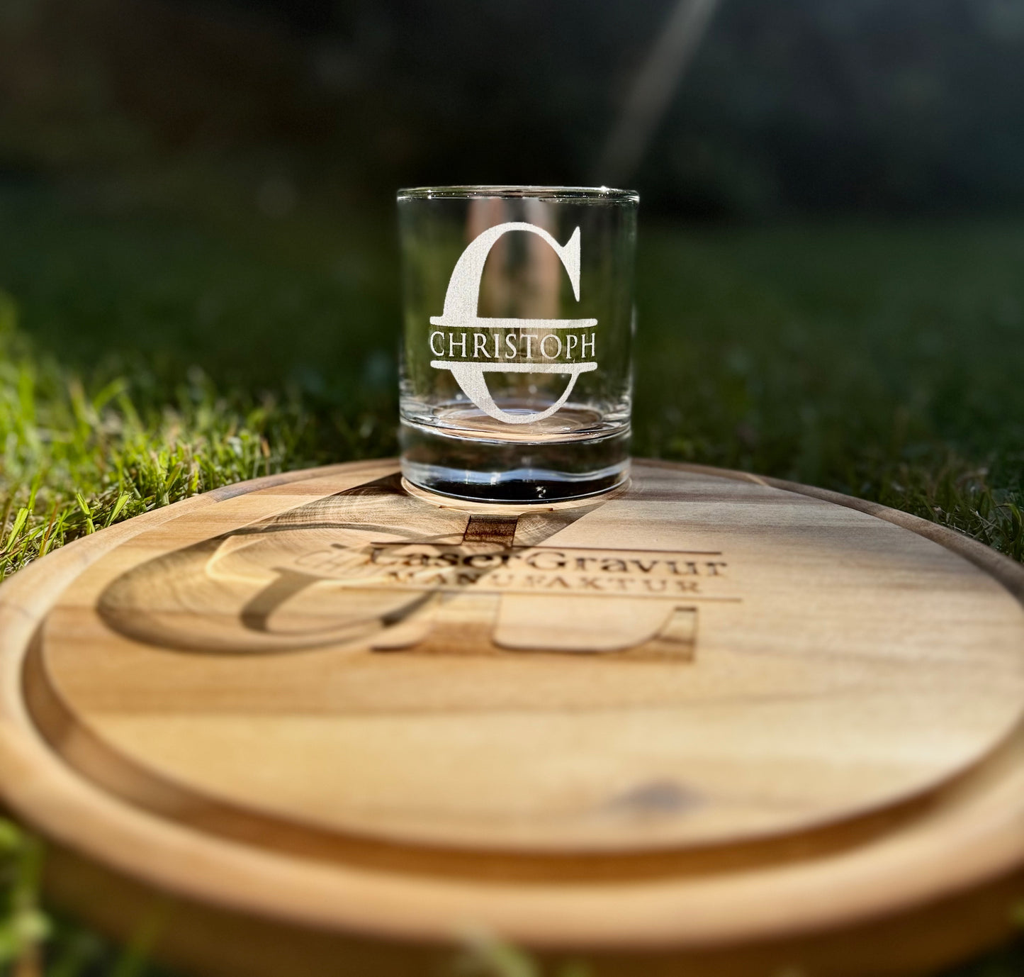 Personalisiertes Whiskeyglas mit Gravur | Dein Name, Dein Design