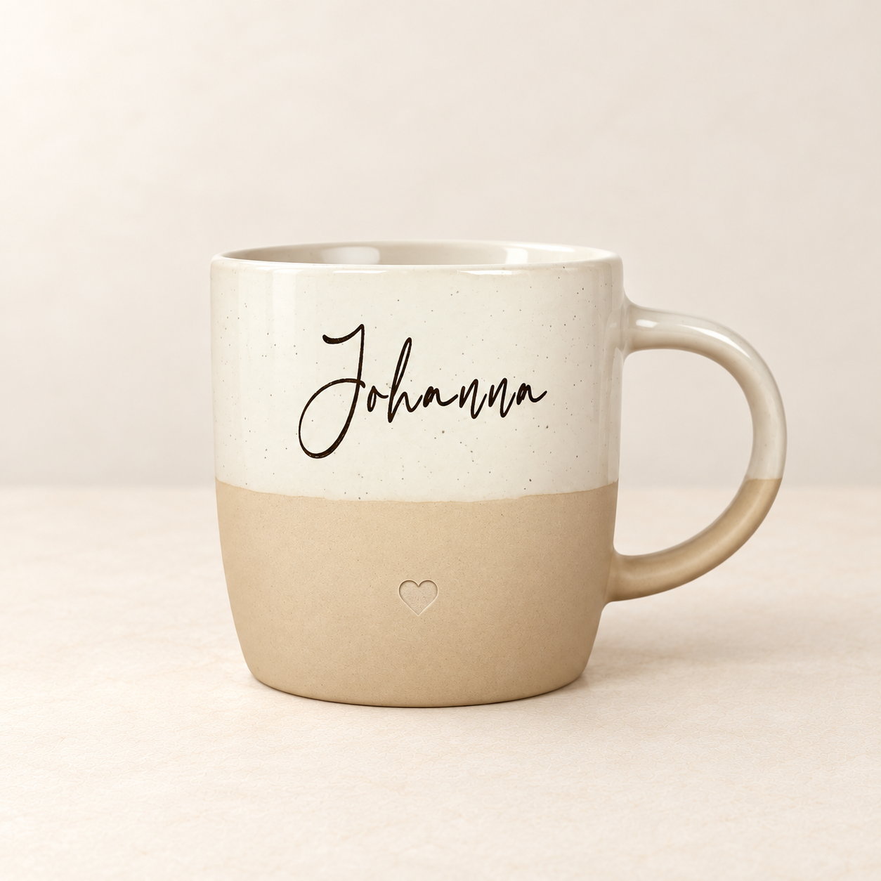 Personalisierte Kaffeetasse mit/ ohne Henkel – Laser Gravur Manufaktur