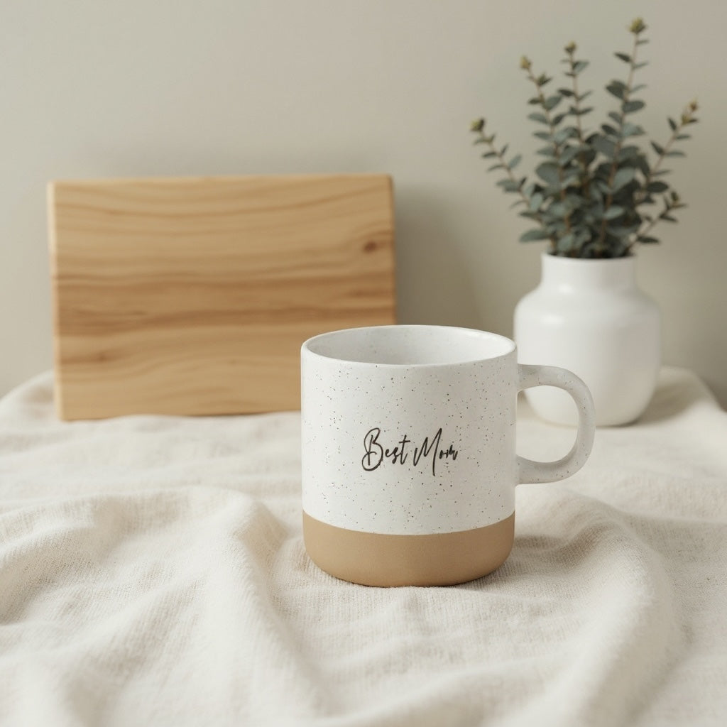 Personalisierte Kaffeetasse mit Henkel