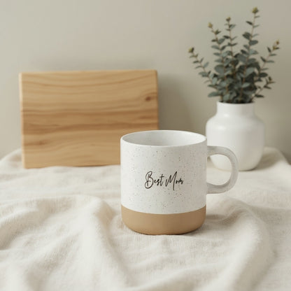 Personalisierte Kaffeetasse mit Henkel