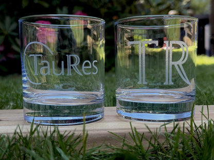 Personalisiertes Whiskeyglas mit Gravur | Dein Name, Dein Design