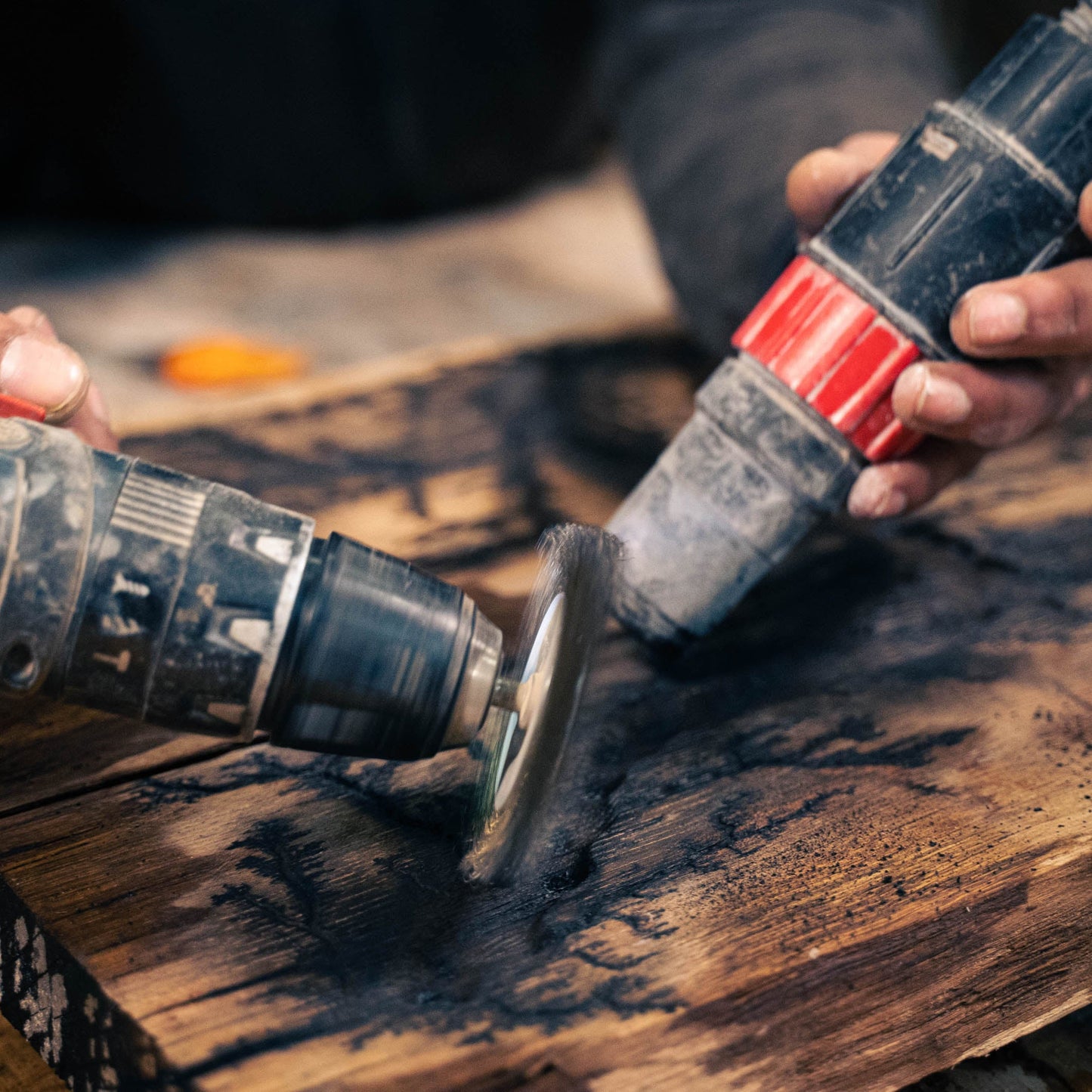 Das Ruhr-Brettchen  mit blauer Maserung